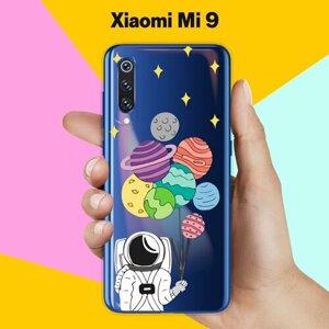 Силиконовый чехол на Xiaomi Mi 9 Шары-планеты / для Сяоми Ми 9