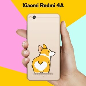 Силиконовый чехол на Xiaomi Redmi 4A Корги / для Сяоми Редми 4А