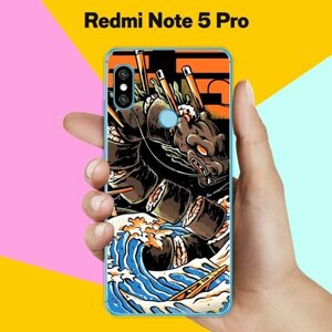Силиконовый чехол на Xiaomi Redmi Note 5 Pro Суши / для Сяоми Редми Ноут 5 Про