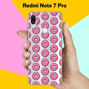 Силиконовый чехол Пончики на Xiaomi Redmi Note 7 Pro