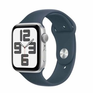 Смарт-часы Apple Watch Series SE 2023 (GPS), 40mm, Silver/Storm Blue Sport Band