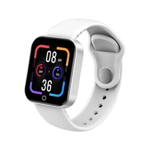 Смарт часы многофункциональные для iOS, Android / Приложение FitPro / белые