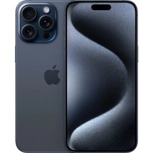 Смартфон Apple iPhone 15 Pro Max 256 ГБ, Dual: nano SIM + eSIM, синий титан