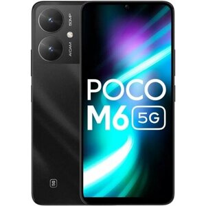 Смартфон Xiaomi Poco M6 5G 6/128 ГБ Global, Dual nano SIM, Galactic Black