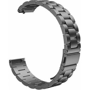 Стальной браслет для Huawei Watch Fit Mini и часов с креплением 16мм (серый)