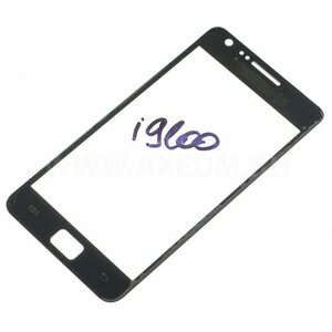 Стекло для Samsung i9100 black (черный)