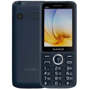 Телефон MAXVI K15n, 2 SIM, синий