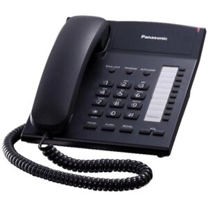Телефон проводной Panasonic KX-TS2382RUB чер (KX-TS2382RUB)