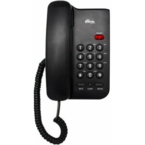 Телефон проводной Ritmix RT-311 чёрный телефонный аппарат