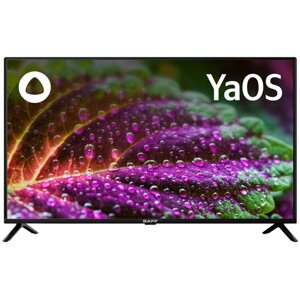 Телевизор BAFF 32Y HD-R, 32 дюйма, HD, Smart TV, YaOS, голосовое управление Алиса, черный