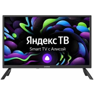 Телевизор digma DM-LED24SBB31, 24", 1366x768, DVB-T/T2/C/S/S2, HDMI 3, USB 2, smart TV