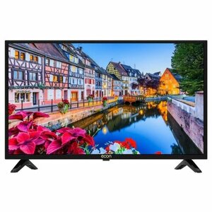 Телевизор econ EX-32HS021B, 32", 1366x768, DVB-T2/C/S2, HDMI 3, USB 2, smart TV, чёрный