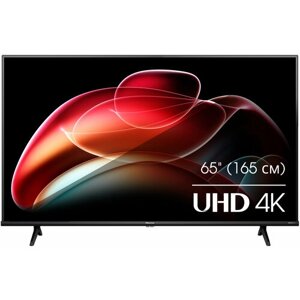 Телевизор LED hisense 65" 65A6k черный 4K ultra HD 60hz DVB-T DVB-T2 DVB-C DVB-S DVB-S2 USB wifi smart TV
