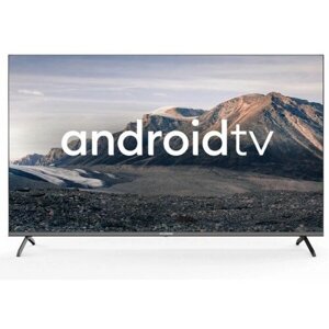 Телевизор LED hyundai 50 H-LED50BU7006 android TV frameless черный 4K ultra HD 60hz DVB-T2 DVB-C DVB-S DVB-S2 USB wifi smart TV