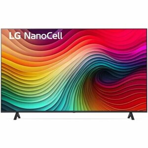 Телевизор LG 65NANO80T6a. ARUB, nanocell, 4K ultra HD, черный