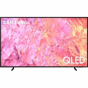 Телевизор samsung QE55Q60cauxuz, QLED, 4K ultra HD, черный