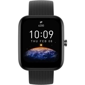 Умные часы Amazfit Bip 3 44 мм без NFC, черный