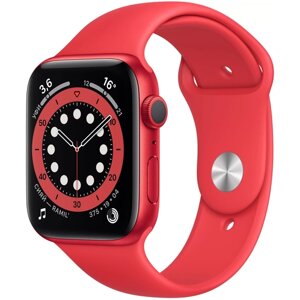 Умные часы Apple Watch Series 6 44 мм Aluminium Case GPS RU, PRODUCT) RED Sport Band