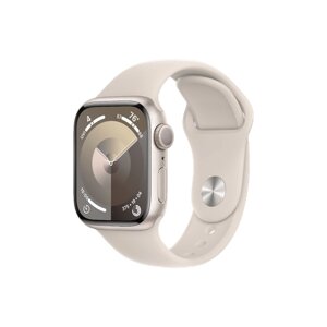 Умные часы Apple Watch Series 9 Aluminium Case 45 мм Starlight with Starlight Sport Band M/L