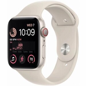 Умные часы Apple Watch Series SE Gen 2 40 мм Aluminium Case, starlight Sport Band M/L