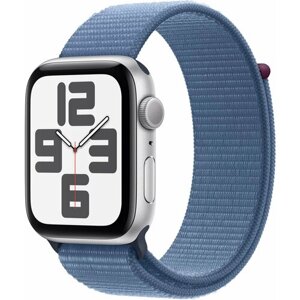 Умные часы Apple Watch Series SE Gen 2 44 мм Aluminium Case, Silver Blue Sport Loop