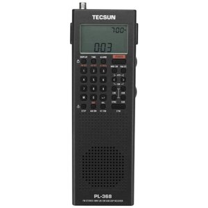 Всеволновый портативный радиоприемник Tecsun PL-368 (export version) black