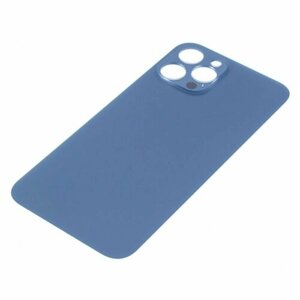 Задняя крышка для Apple iPhone 12 Pro Max (с широким отверстием) синий, AAA
