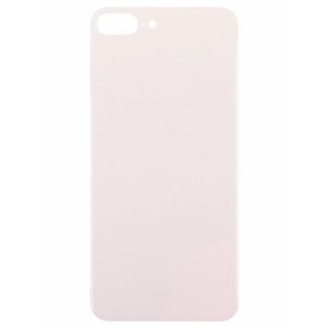 Задняя крышка для Apple iPhone 8 Plus (стекло, широкий вырез под камеру) (золотая) (premium)