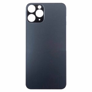 Задняя крышка для iPhone 11 Pro Серый (стекло, широкий вырез под камеру, логотип)