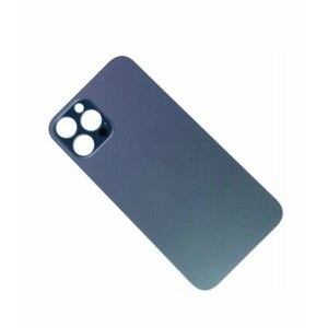 Задняя крышка для iPhone 12 Pro Max (стекло, широкий вырез под камеру, логотип)
