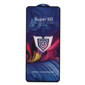Закаленное защитное стекло OG Super 9D для Honor X8a / Honor X8, 2.5D, 0.33 мм, с черной рамкой
