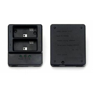 Зарядное устройство для двух аккумуляторов GoPro 3/3+разъемы: Iphone, mini-USB, miсro-USB)