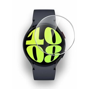 Защитная пленка на Samsung Galaxy Watch 6 (44 mm) ( Самсунг Галакси Вотч 6 (44 мм) на Экран, прозрачная гидрогелевая полноклеевое, Brozo