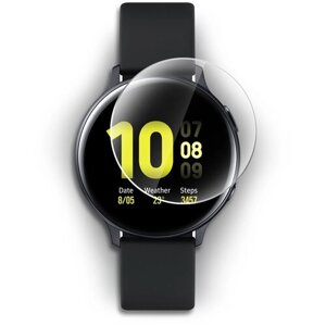 Защитная пленка на Samsung Galaxy Watch Active (40 mm) прозрачная гидрогелевая с олеофобным покрытием силиконовая клеевая основа, комплект 2 шт, Miuko
