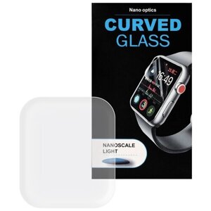 Защитное стекло "CURVED GLASS" для Apple Watch 3 (38 мм) клей, лампа