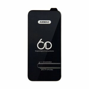 Защитное стекло премиум 6D для Iphone 14 Pro Max / 14 Про Макс c олеофобным покрытием