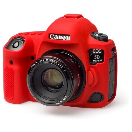 Защитный чехол MyPads для фотоаппарата Canon EOS 6D Body / 6DKit /70D из качественного силикона красный