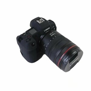 Защитный силиконовый чехол MyPads для фотоаппарата Canon EOS R ультра-тонкая полимерная из мягкого качественного силикона черный