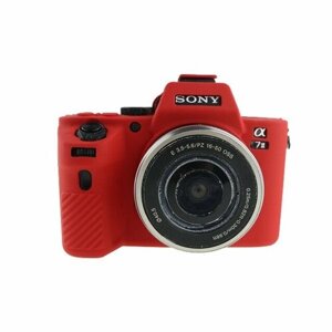 Защитный силиконовый чехол MyPads для фотоаппарата Sony Alpha A7 mark 2/ ILCE-7M2/ 7R/ 7RM2/ 7S ультра-тонкая полимерная из мягкого качественного.