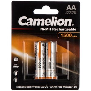 Аккумулятор 1.2В Camelion AA-1500mAh Ni-Mh BL-2, 3510 15084056