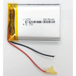 Аккумулятор 3.7V Li-Pol 1000mAh размер 8*30*40мм
