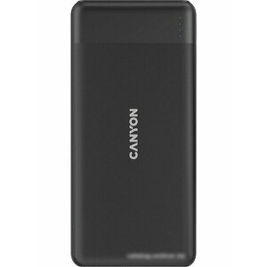 Аккумулятор Canyon PB-109 Power bank 10000mAh Li-poly battery, Input Lightning Type C : 5V/2A, 9V/2A PD 18W (Max), Output Type C 5V/3A,9V/2.2A,12V/1.5A 20W, Output USB A:5V3A,9V2A,12V1.5A,18W quick charging cable