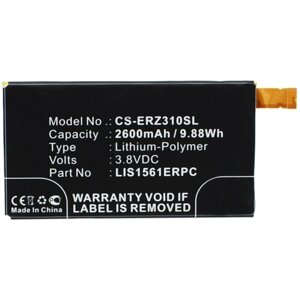 Аккумулятор CS-ERZ310SL LIS1561ERPC для sony xperia Z3 compact D5803 LTE 3.8V / 2600mah / 9.88wh