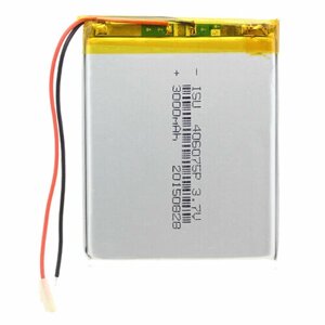 Аккумулятор универсальный 406075p (4*60*75 mm) 3,7v Li-Pol 3000 mAh