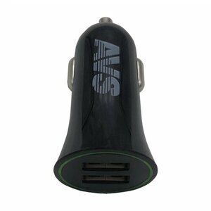 Автомобильное зарядное устройство AVS UC-522 (USB 2 порта 2.4 А, чёрный) Black Edition A07982S