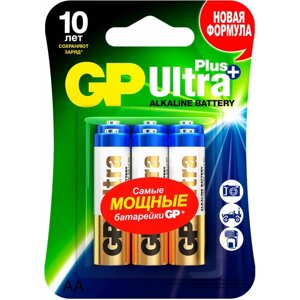 Батарея GP Ultra Plus Alkaline GP 15AUP-2CR6 AA (6шт) блистер