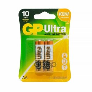 Батарейка Алкалиновая Gp Batteries Ultra Alkaline Aa 1,5V Gp 15Au-2Cr2 GP BATTERIES арт. GP 15AU-2CR2