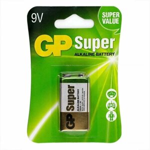 Батарейка алкалиновая GP SUPER 6LR61 BL-1