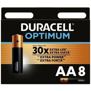 Батарейка Duracell 5014069 АА алкалиновые 1,5v 8 шт. бл. LR6-8BL Optimum