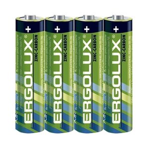 Батарейка Ergolux R03SR4 AAA, в упаковке: 4 шт.